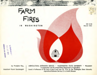 Farm fires in Washington