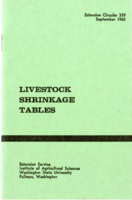 Livestock shrinkage tables