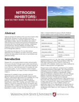 Nitrogen inhibitors: How do they work to reduce N losses?