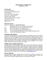 Mason County 4-H News Blast, September 12, 2019