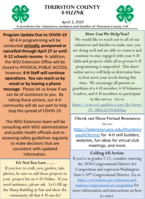 Thurston County 4-H LINK, April 3, 2020