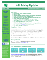 4-H Friday Update, February 15, 2019