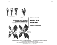 Disease and insect spray program for home gardens: Apples, pears