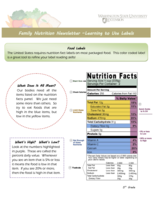 Family Nutrition: Food Labels