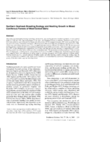 Northern goshawk breeding ecology and nestling growth in mixed coniferous forests of west-central Idaho