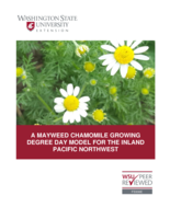 A mayweed chamomile growing degree day model for the Inland Pacific Northwest