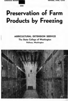 Preservation of farm products by freezing