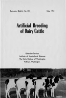 Artificial breeding of dairy cattle