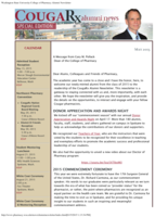 CougaRx Alumni Newsletter, May 2015