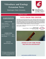 Viticulture and Enology Extension News, Spring 2019