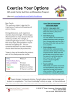 Exercise Your Options Family Nutrition and Education Program