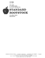 The cost of establishing an apple orchard on standard rootstock: Columbia Basin Washington