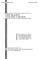 Orchard cover crops