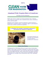Abandoned Wells: Forgotten Holes to Groundwater