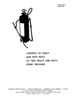 Control of insect and mite pests of tree fruits and nuts--home orchard