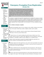Emergency Exemption from Registration (Section 18s)