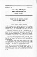 The use of chemicals in weed eradication