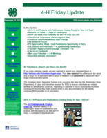 4-H Friday Update, September 18, 2015