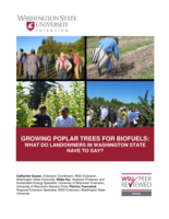 Growing poplar trees for biofuels: What do landowners in Washington State have to say?