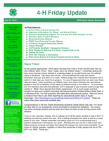 4-H Friday Update, July 27, 2018