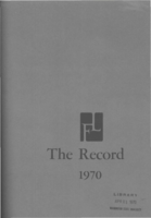 The Record, volume 31, 1970