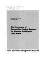 The economics of commodity feeding systems for western Washington dairy herds