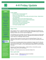 4-H Friday Update, October 25, 2019