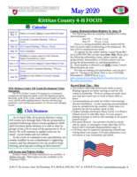 WSU Kittitas County Extension 4-H Focus, May 2020