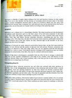 Bitter-pit: a physiological disorder of apple fruit