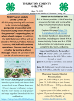 Thurston County 4-H LINK, May 29, 2020