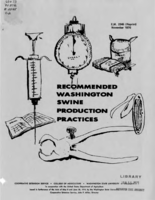 Recommended Washington swine production practices