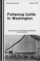 Fattening cattle in Washington