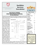 Facilities Services Newsletter, October 2018