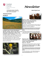 Garfield County Extension Newsletter, March-April 2018