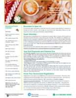 Pierce County 4-H Clover Report News and Announcements, December 2019