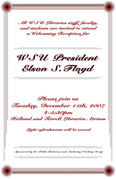 President Floyd Invitation Poster