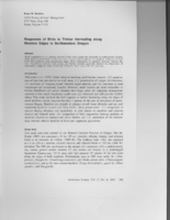 Responses of Birds to Timber Harvesting along Meadow Edges in Northwestern Oregon
