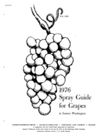 1976 Spray guide for grapes in eastern Washington