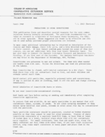 Precautions in using insecticides