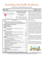 Sustaining the Pacific Northwest, March 2003