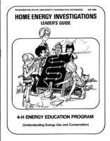Home energy investigations: Leader's guide: 4-H energy education program