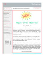 Lowdown, September 2016