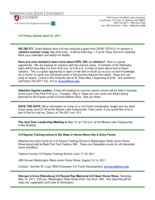 4-H Friday Update, April 29, 2011