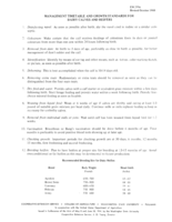 Management timetable and growth standards for dairy calves and heifers