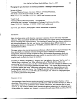 Managing the grey literature in veterinary medicine: challenges and opportunities