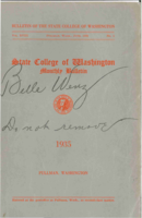 College catalog, 1935