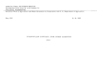 Symphylan control for home gardens