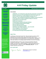 4-H Friday Update, May 13, 2016