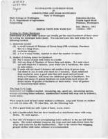 Simple tests for wash day