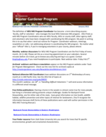 Master Gardener Program Newsletter, January 2012